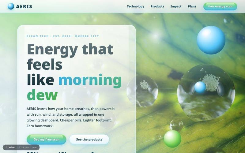 AERIS homepage
