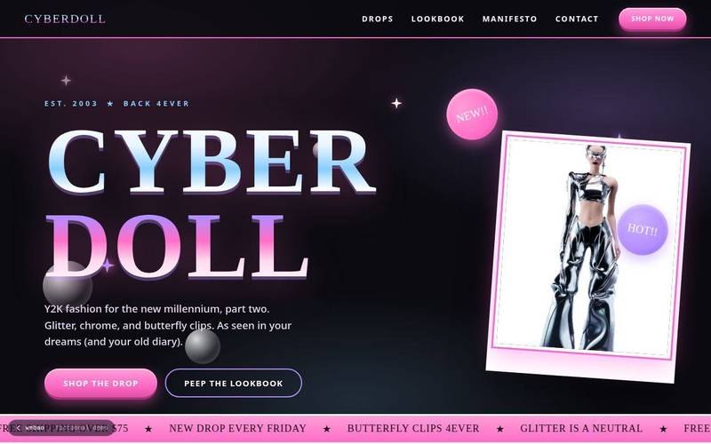 CYBERDOLL homepage