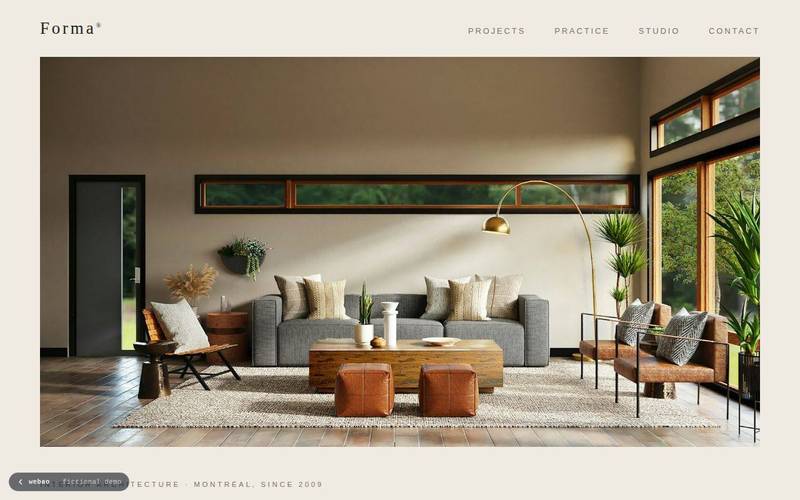 Studio Forma homepage