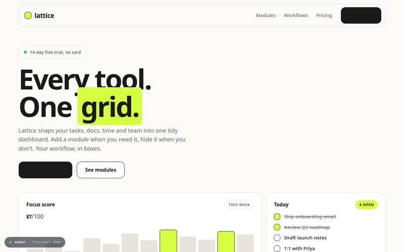 Lattice homepage