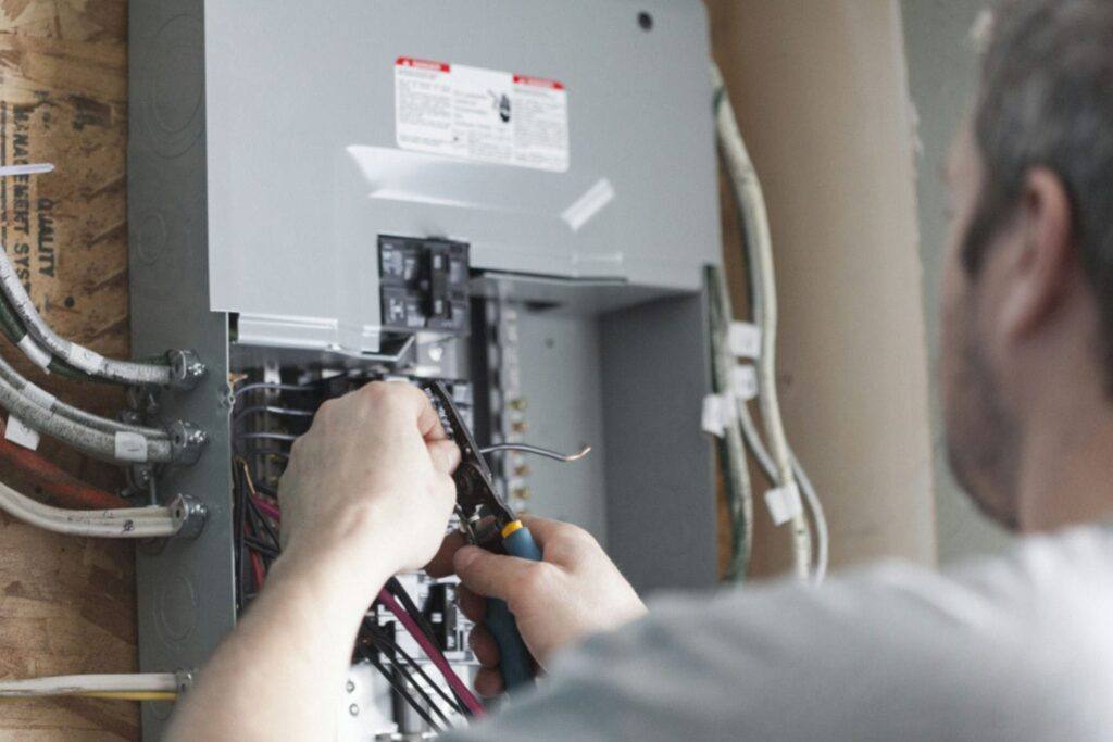A 200A panel installed by Nora Électrique