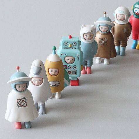 Mochi Bot, a chunky designer robot toy